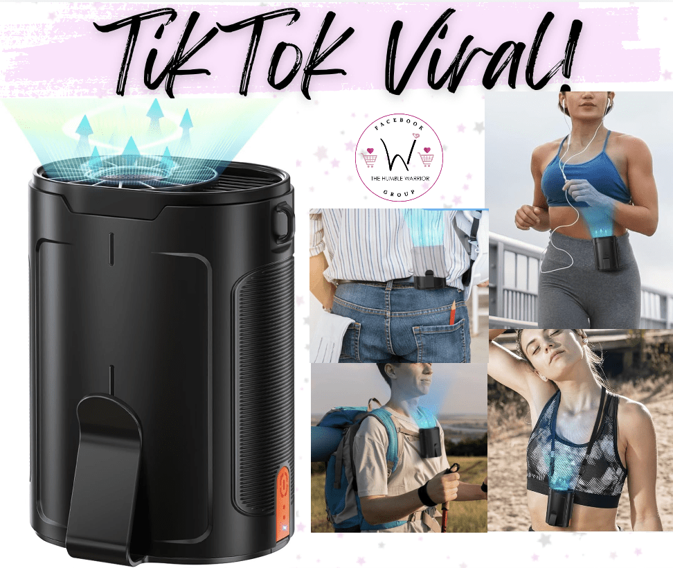 Portable Waist Fan!